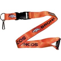 NFL 2024 Denver Broncos Licensed Orange Breakaway Buckle Lanyard 1 inch ... - £7.02 GBP