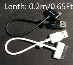 0.6ft USB Sync Cable Charger For Samsung Galaxy Tab 2 7.0 10.1 GT-P7100 ... - $6.79