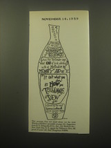 1959 Tullamore Dew Whiskey Ad - Seldom can any of us fill the moment  - £11.77 GBP