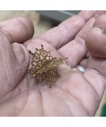 Brass Snowflake 1989 Hallmark Keepsake Miniature MINI Christmas Ornament - $464.58 MXN