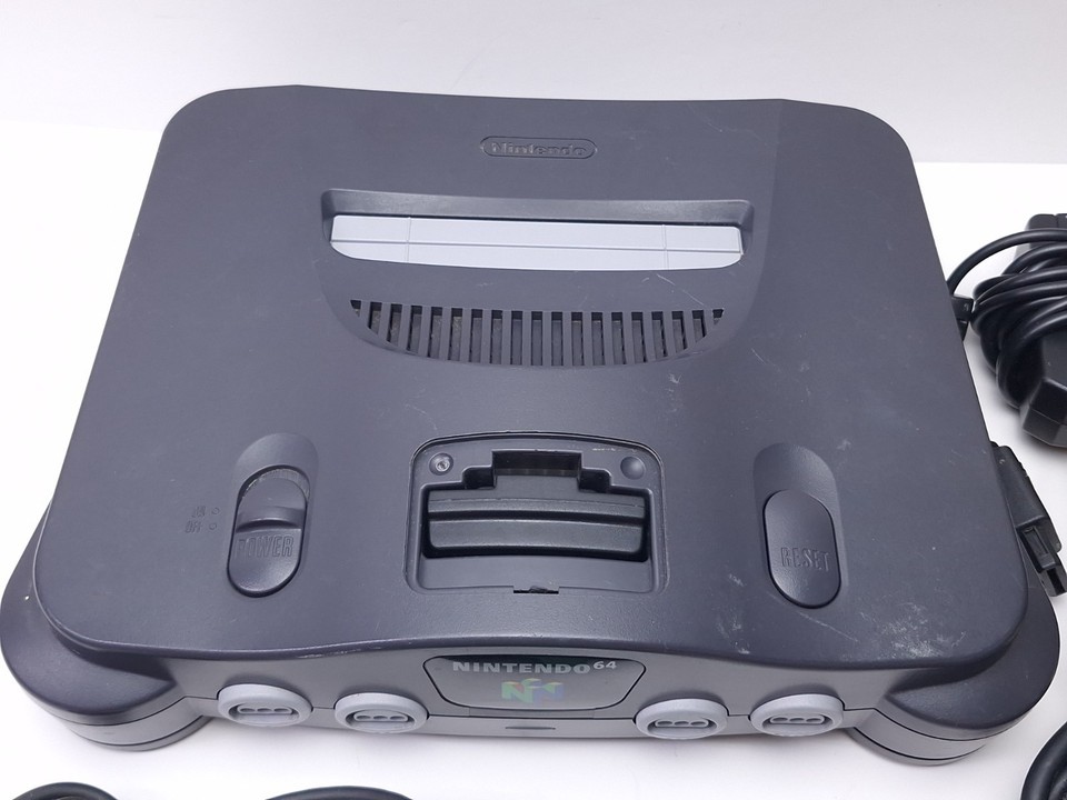 Nintendo 64 N64 Console - NUS-001 - Cords & Green Controller - OEM - Tested Item image 10
