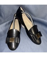COLE HAAN Black TALI BOW Ballet Flat Style #D43262, Women Size 6.5 b - $80.34 CAD