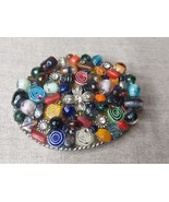 Vintage Bejewelled Glass Bead Belt Buckle - €25,61 EUR