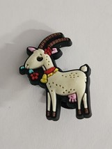 Goat Eating Flower Super Cute Multicolor Shoe Charm Embellishment - £3.77 GBP