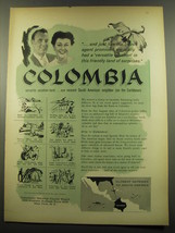 1959 Colombian National Tourist Board Ad - And just like our travel agent - £14.78 GBP