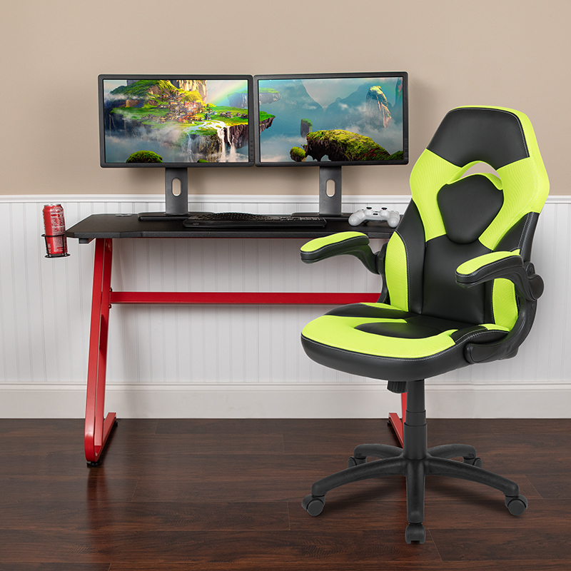 Red Gaming Desk and Chair Set BLN-X10RSG1030-GN-GG