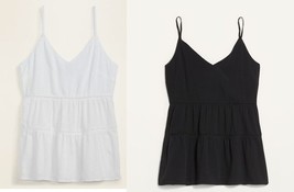 Old Navy Women&#39;s Tiered Cami Top XXL (2 Colors) NEW W TAG - £27.52 GBP