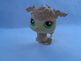 Littlest Pet Shop Yellow Cream French Poodle #146 Green Eyes Puppy Dog - as is - $2.51
