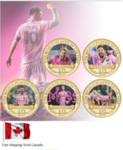 Lionel Messi Soccer World Cup 2022 World Player of the Year 5pcs Collect... - £30.50 GBP