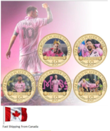 Lionel Messi Soccer World Cup 2022 World Player of the Year 5pcs Collect... - £30.68 GBP