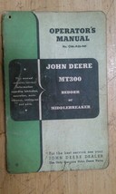 JOHN DEERE OM-A26-949 OPERATOR MANUAL, MT300 BEDDER - $24.95