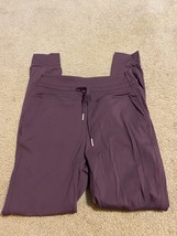 NWT Halara Ribbed plum High Waisted Cloudful Air Jogger Sweatpants Size Small S - £20.02 GBP