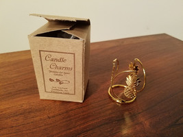 Goldmarks, Inc. 14 Kt. Gold Finish Pineapple Candle Taper Charm (NEW) - £6.28 GBP