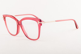 Tom Ford 5704 066 Transparent Red / Blue Block Eyeglasses TF5704 066 54mm - $236.55