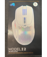 Glorious Model I2 White 75G Ultra Ergonomic Wireless Gaming Mouse RGB - $78.16 CAD