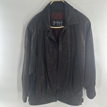 Vtg Bomber Jacket Gino Di Giorgio 80&#39;s Leather Men’s Sz S Women’s Sz M - £22.21 GBP