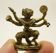 Thai miniature mini amulet lord hanuman monkey king muaythai muay magic mantra r - £23.51 GBP