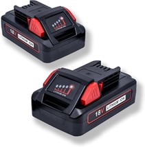 Compatible With Milwaukee 18V Cordless Power Tools Xc Lithium, 1860 2 Pack. - £50.84 GBP