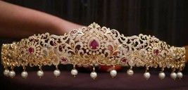 Bollywood Style Indian CZ AD Bridal Kamar Bandh South Waist Belt Wedding... - £114.17 GBP
