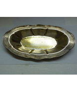 Antique Canadian SilverPlated Viking Plate EP Brass Dish Scrolled Engrav... - $56.78 CAD