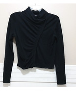 INC International Concepts Sweater Small Asymmetrical Gathered Neckline ... - £14.85 GBP