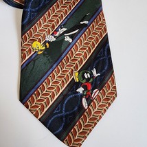 Vintage Looney Tunes Mania Tie 1993 Necktie Sylvester Tweety Marvin Bugs... - £3.91 GBP