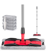 Microfiber Dust Mops for Hardwood Floor Cleaning:  Flat Floor Mop with 4... - €29,75 EUR