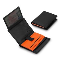 New Mens Genuine Leather Wallets RFID Blocking Slim Card Holder Luxury Vertical  - £93.22 GBP