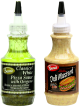 Beano&#39;s White Pizza Sauce &amp; Deli Mustard Variety 2-Pack, 8 fl. oz. Bottles - £19.40 GBP