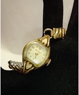 Vintage Buren ladies&#39; watch with stretch band  Dainty - does not wind - £23.77 GBP