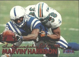 Marvin Harrison 1999 Fleer Tradition # 84 Red Parallel - £1.37 GBP