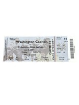 NHL 2003 10/18 Blue Jackets at Washington Capitals Ticket Gonchar 2 Goals OT Tie - £7.72 GBP