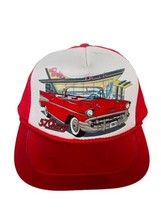 Bob&#39;s 57 Chevy 1957 car chevrolet drive insnapback hat trucker mesh cap ... - $39.55