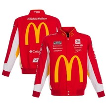 Authentic  Nascar   Bubba Wallace McDonald  Twill  Cotton Jacket JH Design - £141.58 GBP