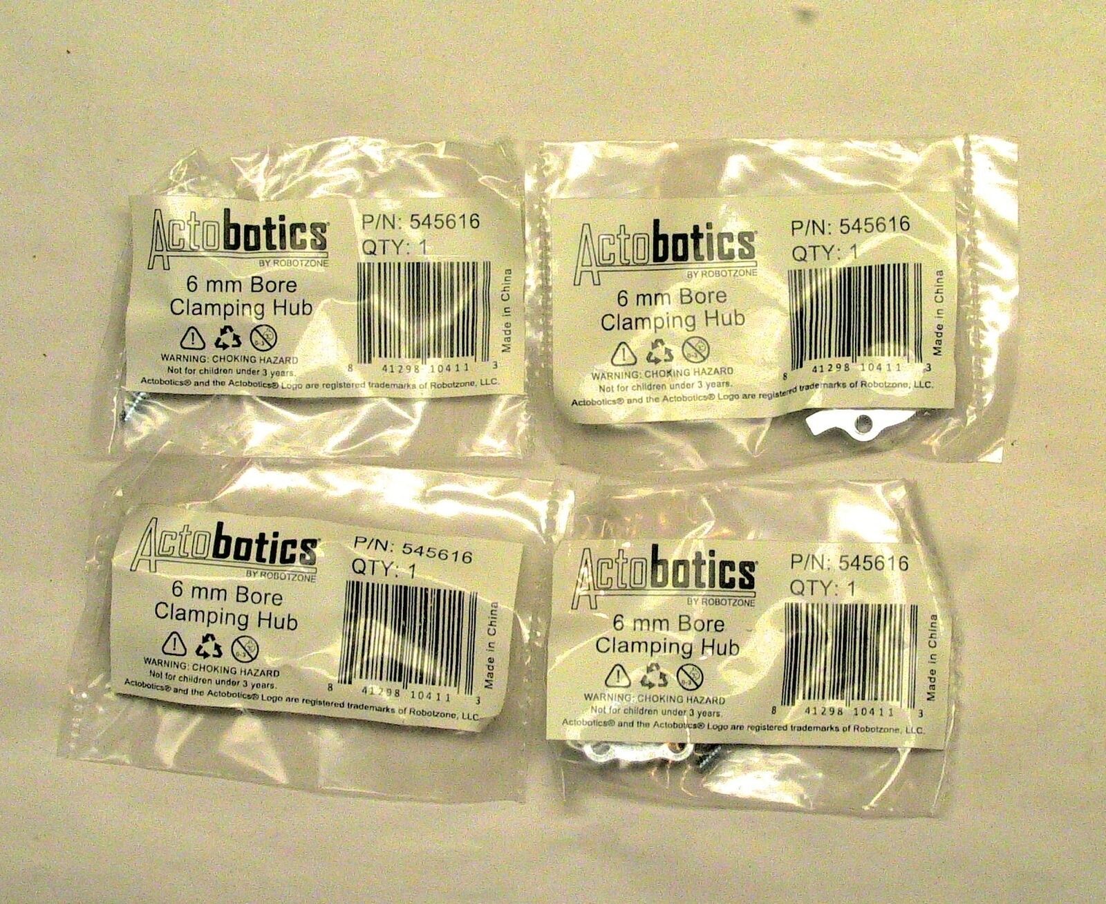 4-Pack ActoBotics 6mm / 0.770&quot; Clamping Hub 545616 - $19.95