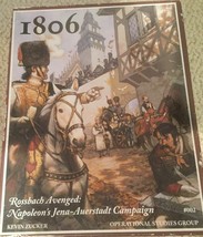 1806 Rossbach Avenged: Napoleon&#39;s Jena-Auerstadt Campaign Board Game - $89.00