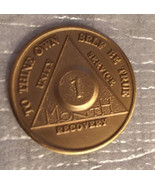 Set of 3 Alcoholics Anonymous 30 Day Recovery Coin Chip Medallion Token ... - $6.99