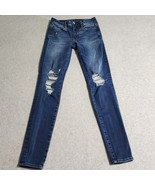 American Eagle Womens Hi-Rise Jegging 360 Next Level Stretch Distressed ... - $19.34