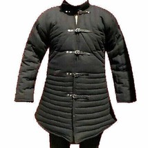 Medieval Gambeson thick padded coat Aketon vest Jacket Armor COSTUMES V Day Gift - £60.65 GBP+