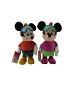 2018 Disney Mickey &amp; Minnie Mouse Christmas Plush Animated Dances and Si... - £31.34 GBP