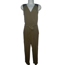 Leifsdottir Anthropologie Sani Jumpsuit Womens Size 2 Green Black Lace C... - $38.00