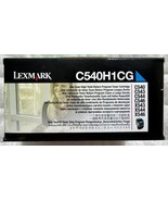Lexmark C540H1CG Cyan High Yield Toner C540 C543 C544 C546 X543 X544 X54... - £27.39 GBP