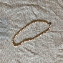 vintage Unbranded faux pearl necklace 16” Singled Size pearls Regular Clasp - £17.97 GBP