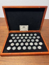 1948 - 1963 COMPLETE SET First Commemorative Mint 35 Franklin Silver Hal... - $643.50