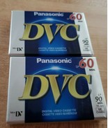 Panasonic DVC Mini DV SP 60 LP 90 Lot 2 Digital Video Cassette NEW Sealed - £7.04 GBP