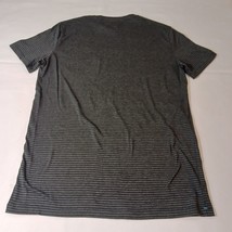 Columbia Women's Black & Gray Stripes Cotton BlendS Striped Pullover T-Shirt M image 2