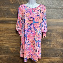 Lilly Pulitzer Women&#39;s Swirling Sea Dream Preston Dress Size Medium 100%... - $26.60