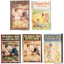 The Bobbsey Twins Set/5 Books tin3205 DOLLHOUSE Miniature - £7.55 GBP