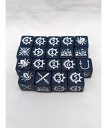 (19) Warhammer Age Of Sigmar Dark Blue And White Command And Status Dice - $33.27 CAD
