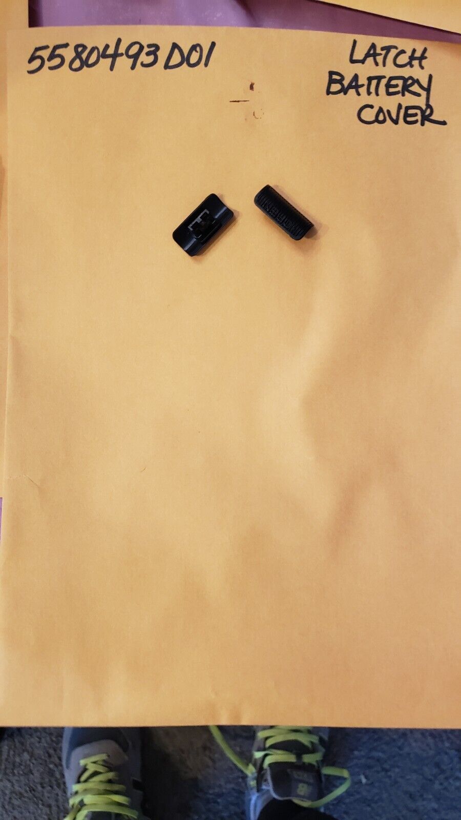 OEM NOS LOT o 2 Motorola Battery Back Housing Cover-Hi Cap OPEN Black 15... - $15.19